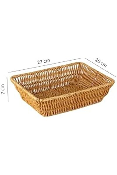 Yıldızan Nzr Beautestore Rectangular Mini Bread Basket - Bb6061 2026 1103473