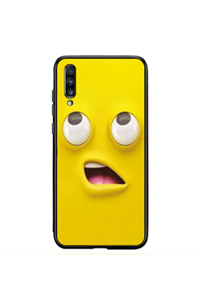 Other Samsung A70 Confused face Black Glossy Θήκη