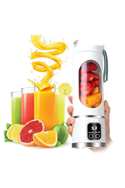 OEM Blender electric portabil mini 1500 ml, 12 lame din oțel inoxidabil, reîn...