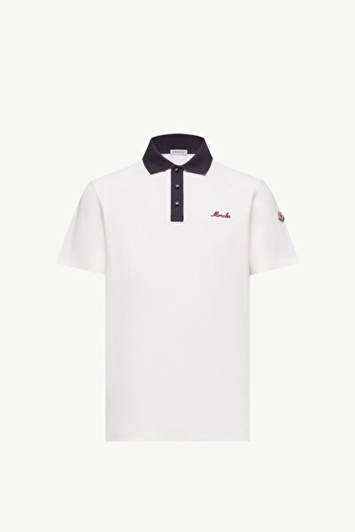 MONCLER GRENOBLE İşlemeli Logolu Pamuklu Pike Polo Tişört