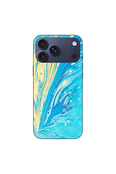 OEM Husa compatibila cu Apple iPhone 17 Pro Max Silicon Gel Tpu Model Aqua Bloom