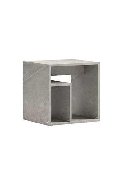 Other Κομοδίνο Ντούμπλο Ξύλινο Γκρι 40x35x40εκ. Κωδικός: 230-000183