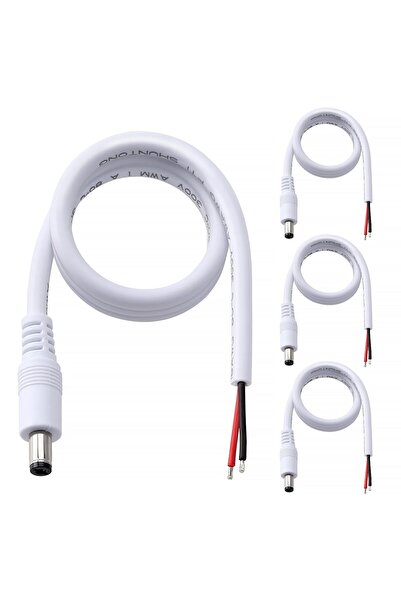 Other 4 bucăți cabluri de alimentare DC tip pigtail, 50cm, 18AWG, 5.5mm x 2.1...