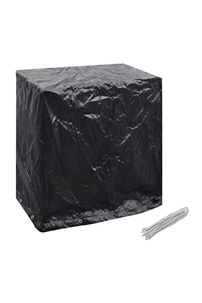 vidaxl Husă mobilier grădină masă tenis 2 buc, 8 ocheți, 160x55x182 cm