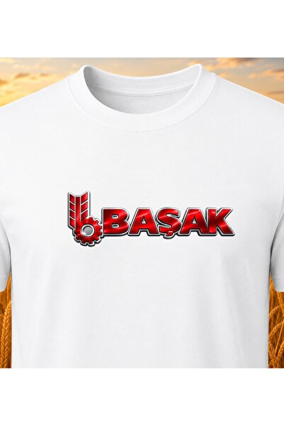 ONUR KANGAL Başak Tractor Printed Crew Neck T-Shirt -Tm2084