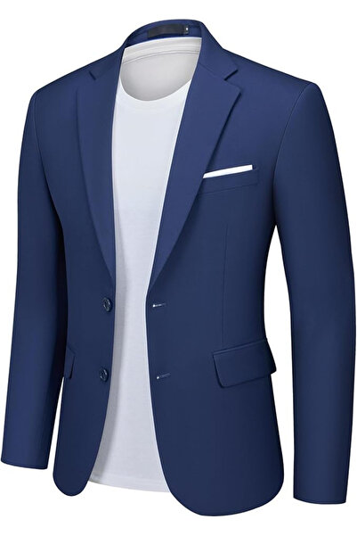 OEM Business suit Navy Blue with 2 buttons for men XL