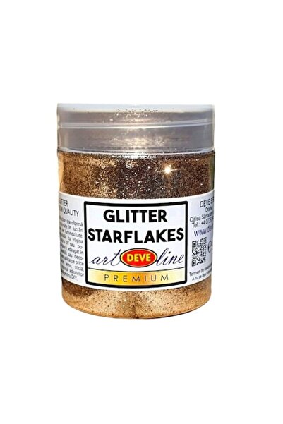 Deve Pigment glitter starflakes metalic vision, DEVE, 50gr sclipici sampanie ...