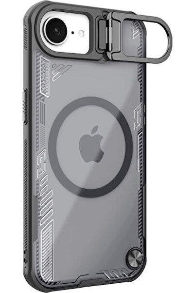 Nillkin Iceblade Prop Μαγνητική Μαύρη Θήκη Πλάτης Σιλικόνης (iPhone 17e / 16e)