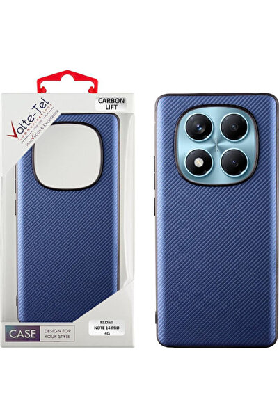 Other Volte-Tel Carbon Lift Back Cover Σιλικόνης Μπλε (Redmi Note 14 Pro 4G)