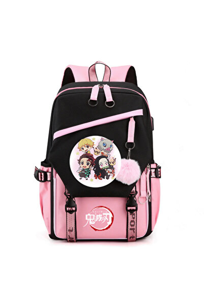 Good Fortune Desert Sakura Backpack Kids School Bag Cartoon Cute Lighten Ligh...