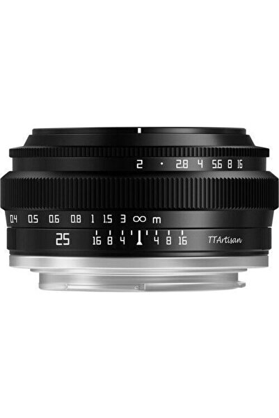 TTArtisan Φακός κάμερας crop 25mm f/2 Σταθερός για Nikon Z Mount Μαύρος