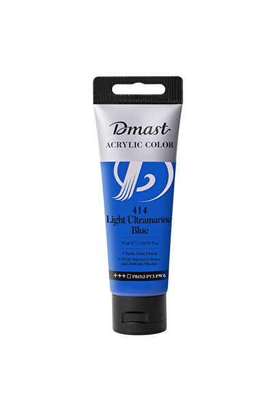 DMAST CULORI ACRILICE PROFESIONALE 75ML ALBASTRU ULTRAMARIN DESCHIS 414 DE LA...