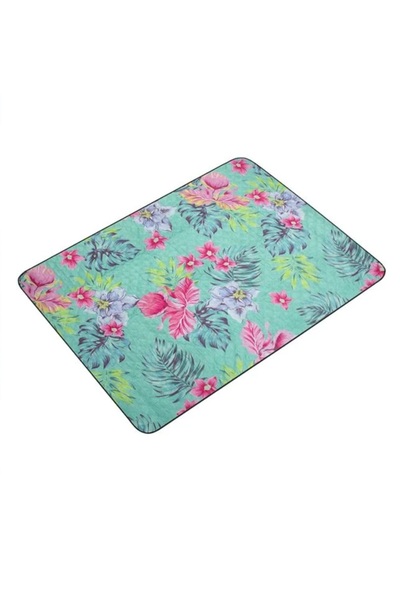 Cumpara-Istet Pătură de picnic florală turcoaz 200 x 150 cm