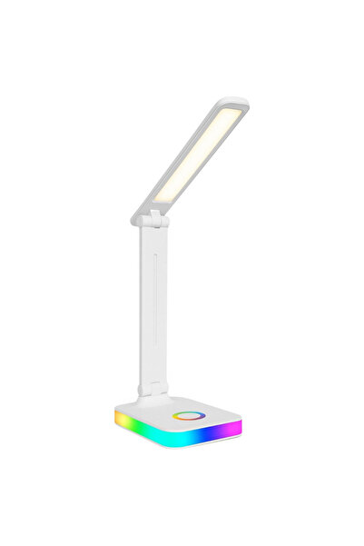 Velixo LED Desk Lamp, 3 Lighting Modes, RGB Light, Touch Control, 180° Flexib...