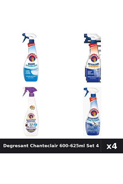 Chanteclair Set 4 Degresant Universal 600-625ml - Extra Puternic, Rapid, Stra...