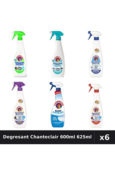Chanteclair Set 6 Degresant Universal 600ml + 625ml - 6 Arome, Lamaie, Marsil...