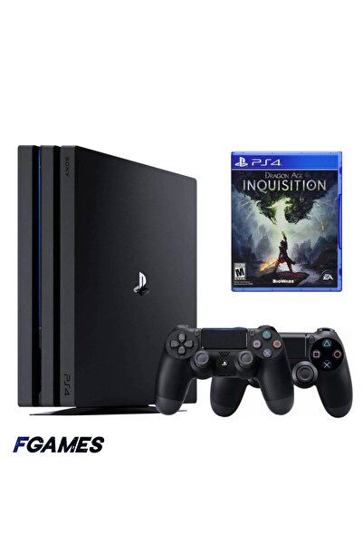 Sony Consola Playstation 4 Pro Ps4 1TB + Două controlere + Dragon Age: Inquis...