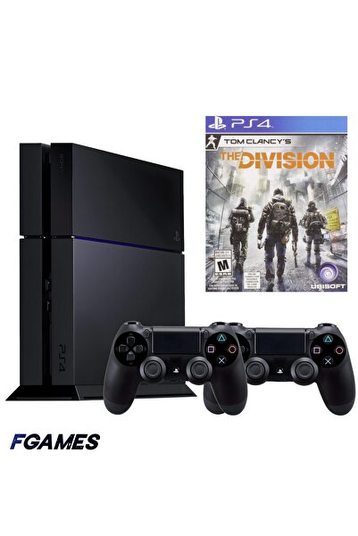 Sony Consola Playstation 4 Ps4 500gb + Două controlere + Tom Clancy& # x2019;...
