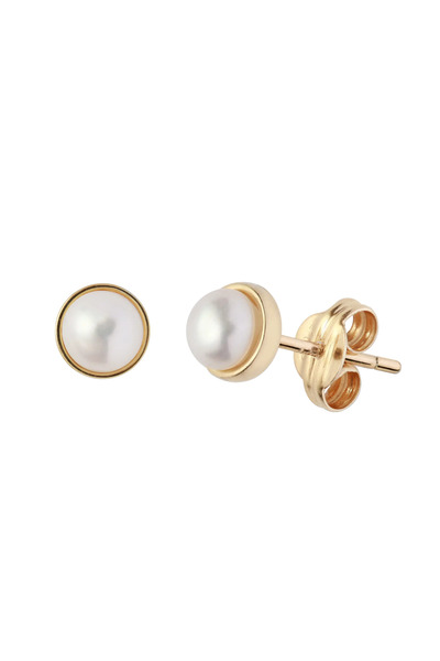 Lisa&Co. Cercei Aur Pearl Bead L