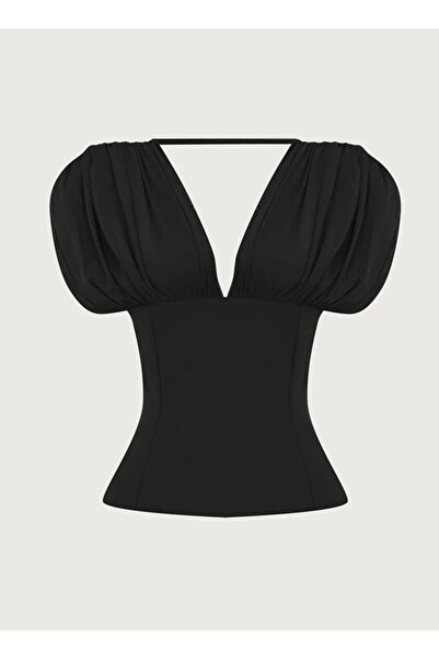 Atelier Aliz Siyah Kadın Bluz ALZ-8498