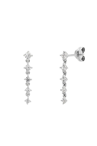 Lisa&Co. Cercei Aur Rainfall Aur alb / Zircon / Alb