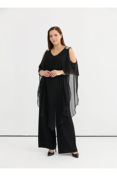 Selen Siyah Kadın Tulum 26YSL7805
