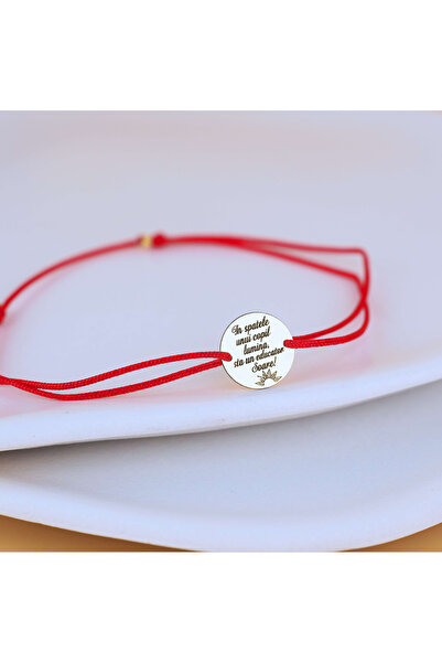 BLACK SWAN Bijoux Bratara pentru Educatoare - Invatatoare cu banut din Aur 14...
