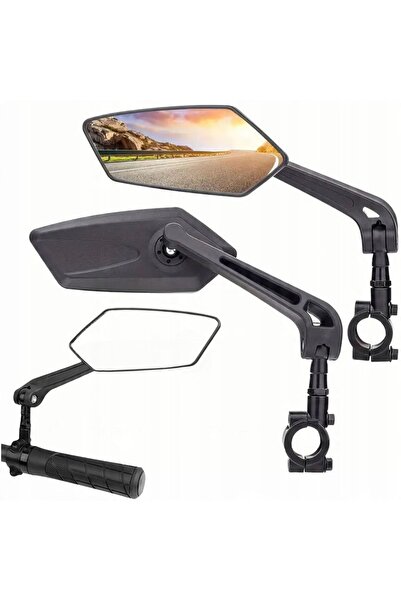Gearox Oglinzi retrovizoare pentru ghidon de bicicletă 360° Set 2