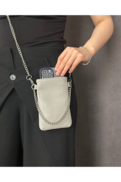Nues Zv Women's Phone Bag / Shoulder Bag (Gray)