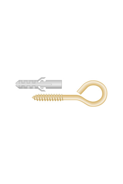 Rocast Set 100 x Fixare Ochi Holzsurub 3-Diblu R5