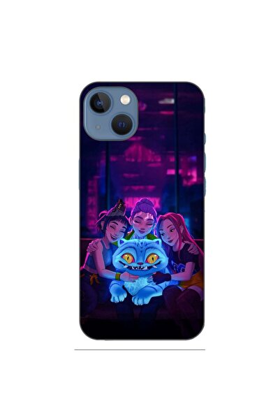 OEM Husa compatibila cu Apple iPhone 13 Silicon Gel Tpu Model KPop Demon Hunt...