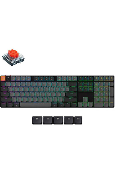 Keychron K5 V2 K5X-B1 Ασύρματο Μηχανικό Πληκτρολόγιο Gaming με Διακόπτες Gate...