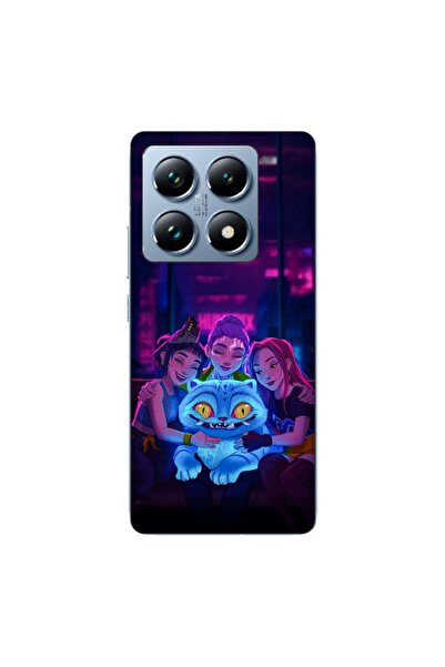 OEM Husa compatibila cu Xiaomi 14T Pro Silicon Gel Tpu Model KPop Demon Hunte...