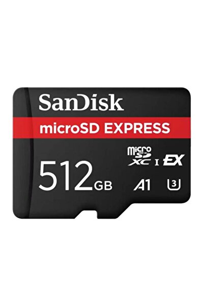 SanDisk Card de memorie microSDXC Express 512GB 880MB/s Negru și Roșu