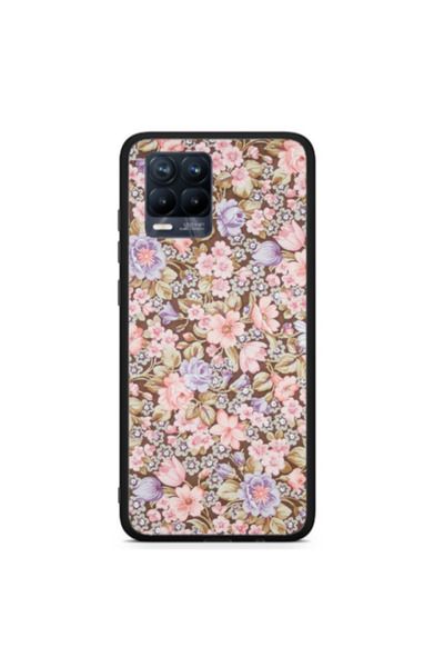 Other Realme 8 Blue Roses Black Glossy Θήκη
