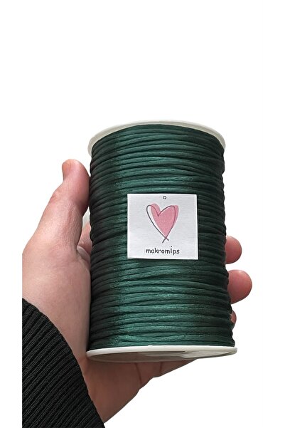 Makromİps 2 mm thick floss thread 1 bobine (100 yrd) ebruli rainbow multicolo...