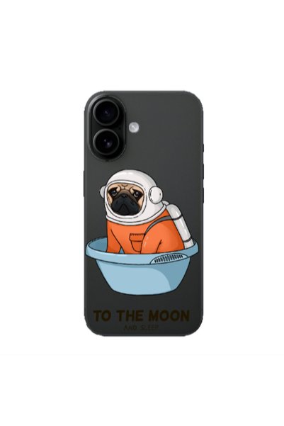 Other Apple Iphone 16 plus To the moon Transparent Silicone TPU Θήκη