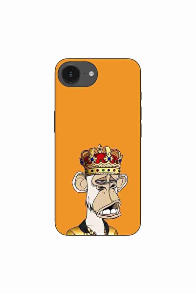 OEM Husa compatibila cu Apple iPhone 16e Silicon Gel Tpu Model NFT Royal Ape