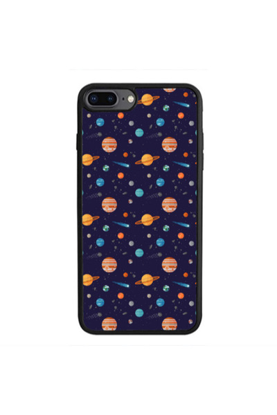 Other Apple iPhone 7 Plus Planets Black Glossy Θήκη