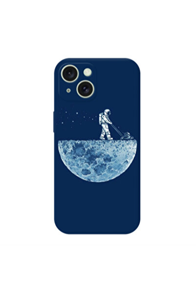 Other Apple iPhone 15 Plus Mowing the moon Transparent Silicone TPU Θήκη