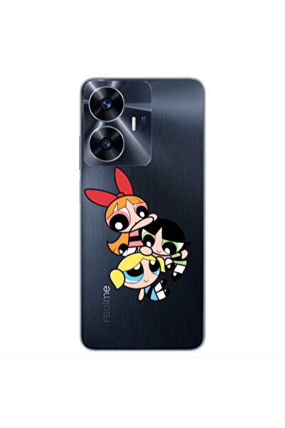 Other Realme Note 50 Powerpuff Transparent Silicone TPU Θήκη