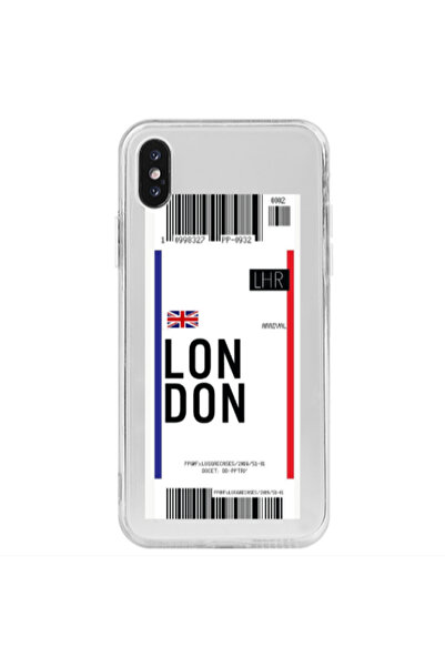 Other Apple iPhone Xs Max London Arrival Transparent Silicone TPU Θήκη