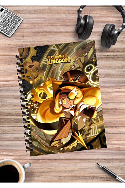mertfigur Cookie Run Kingdom Anime Spiralli Defter A5 (50 Yaprak)