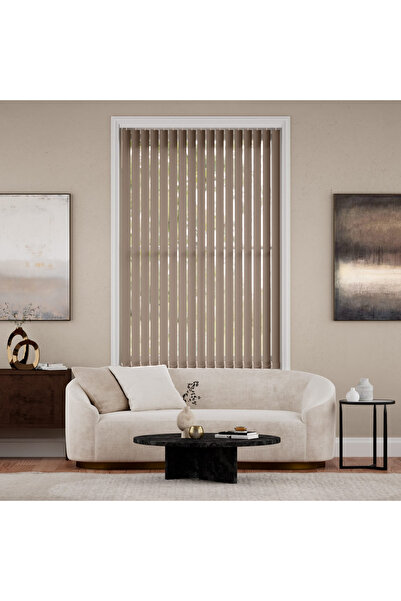 Y&S YS PERDE TASARIM Modern Cappuccino Dikey Stor Perde / Ev, İşyeri ve Ofisl...
