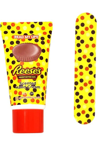 read my lips Reeses Set Cremă de Mâini și Pilă de Unghii – Kit Hidratant cu U...