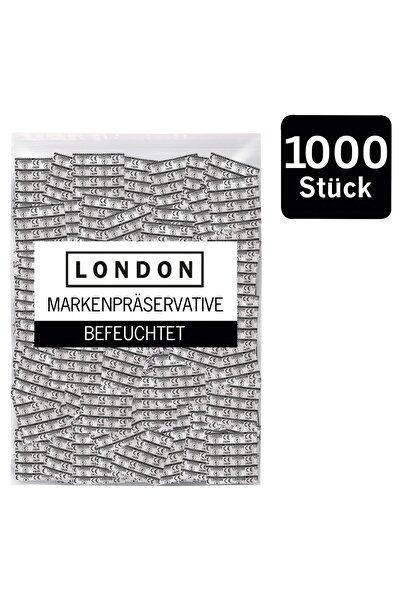 London Prezervative din latex – Acoperite cu lubrifiant pe bază de silicon