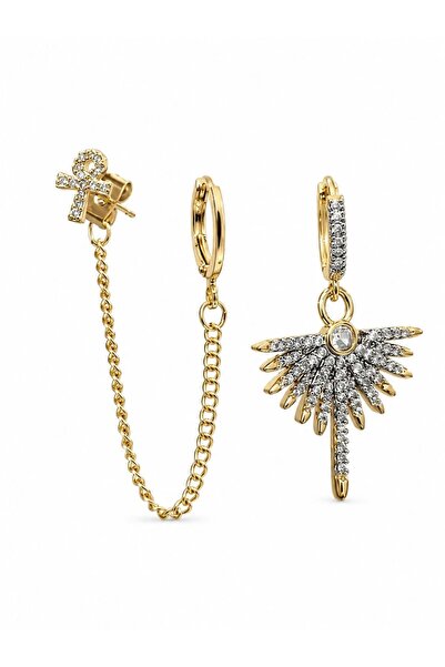 LEROSY CO. Special Series Asymmetric Stone Earring Set