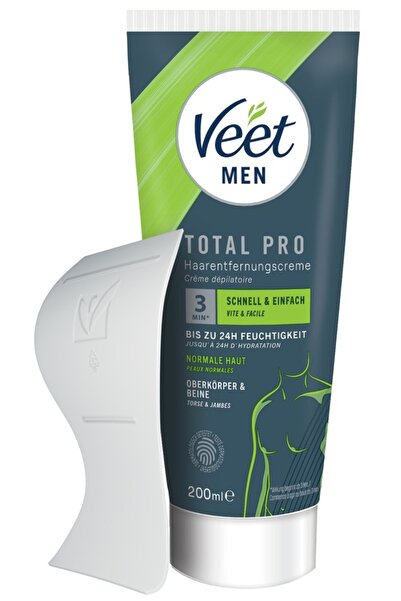 Veet Προϊόν – Men Total Pro 200 ml – Ειδικά για το άνω μέρος του σώματος και ...