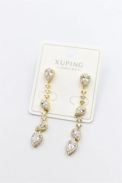 Marsilyan Nvdn- Ieg - Stone Earrings - Gold Iegrs-Nvdn1