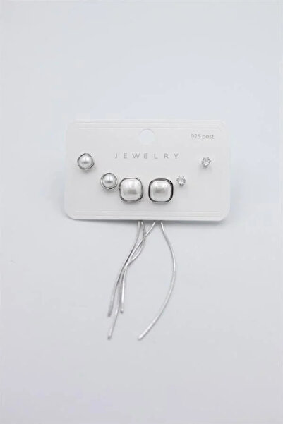 Marsilyan Nvdn- Ieg - Multiple Set Earrings - Silver Iegrs-Nvdn1